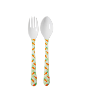 Couverts Kids Melamine Carrots