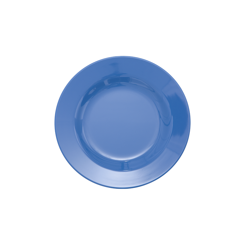 ASSIETTE DESSERT MELAMINE DUSTY BLUE