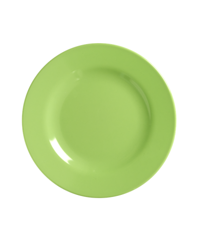 ASSIETTE DESSERT MELAMINE PASTEL NEON GREEN