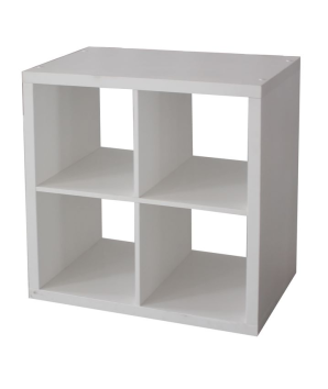 BIBLIOTHEQUE KUBIC 2X2 BLANC