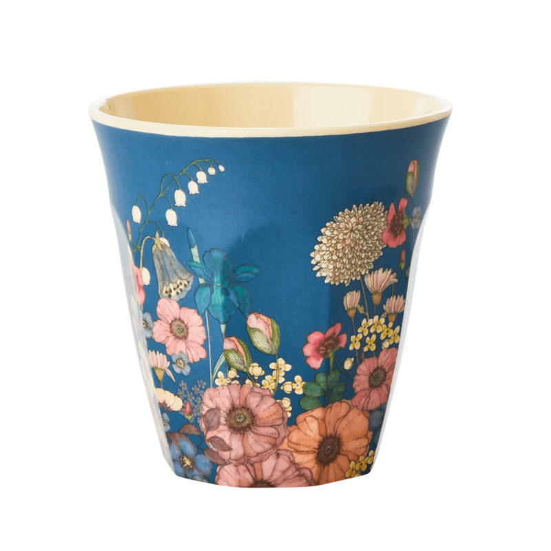 GOBELET MELAMINE MEDIUM FLOWER COLLAGE
