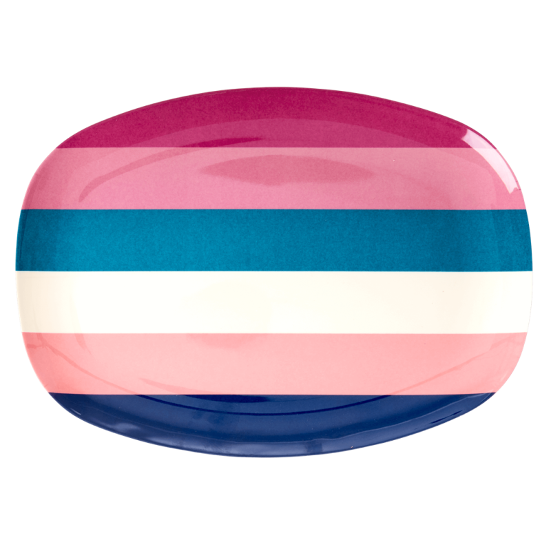 ASSIETTE RECTANGULAIRE MELAMINE STRIPE ASSIETTE RECTANGULAIRE MELAMINE STRIPE