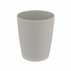 GOBELET EN FIBRE DE BAMBOU GRIS CIMENT 350ML