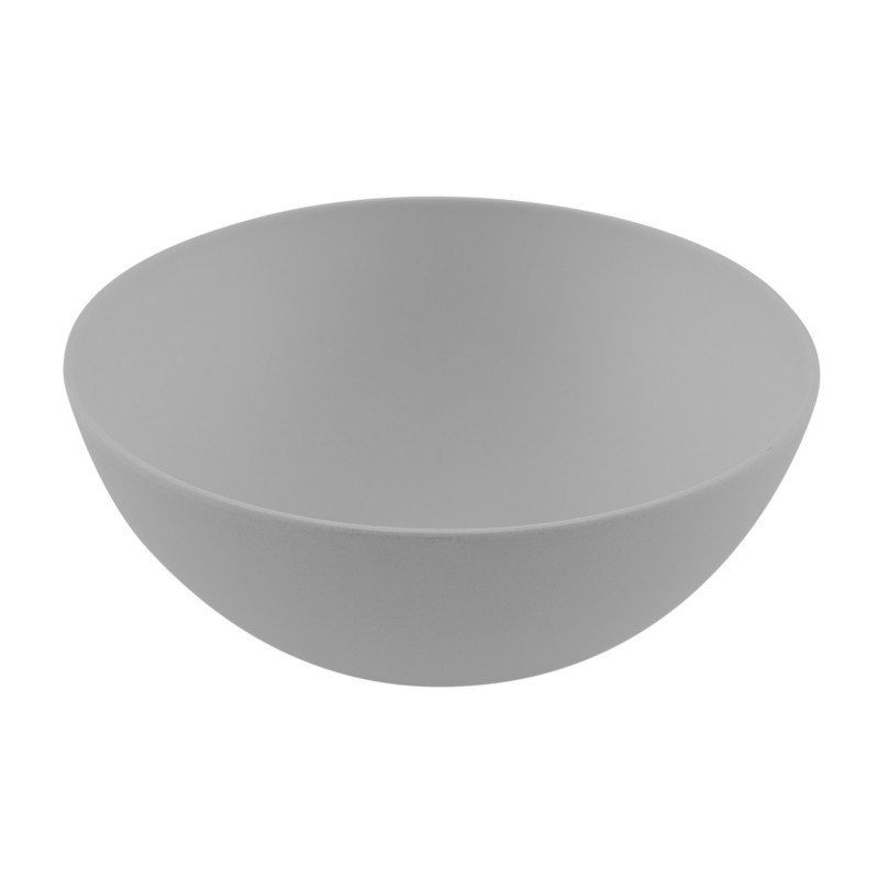 BOL EN FIBRE DE BAMBOU GRIS CIMENT Ø 29.8CM H 13.3CM