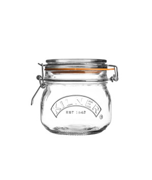 KILNER BOCAL ROND AVEC FERMETURE CLIP 500ML