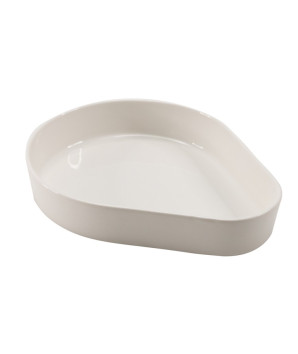 ASSIETTE CREUSE EN PORCELAINE 25X20X4.5CM 