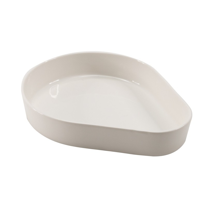 ASSIETTE CREUSE EN PORCELAINE 25X20X4.5CM 