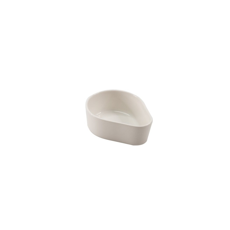 ASSIETTE CREUSE EN PORCELAINE 12.5X10X4.5CM