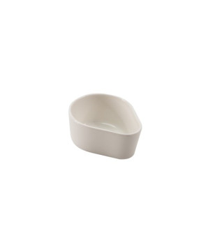 ASSIETTE CREUSE EN PORCELAINE 10X8X4.5CM 