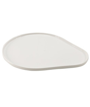 ASSIETTE EN PORCELAINE 35X28X1.5CM