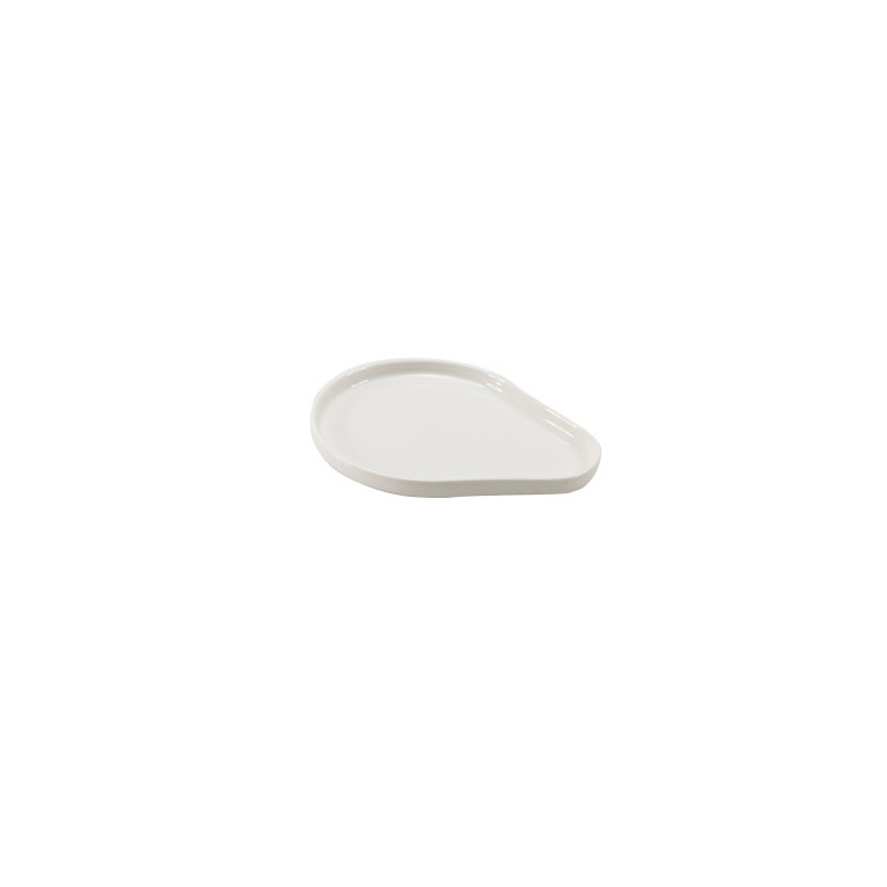 ASSIETTE EN PORCELAINE 17.5X14X1.5CM