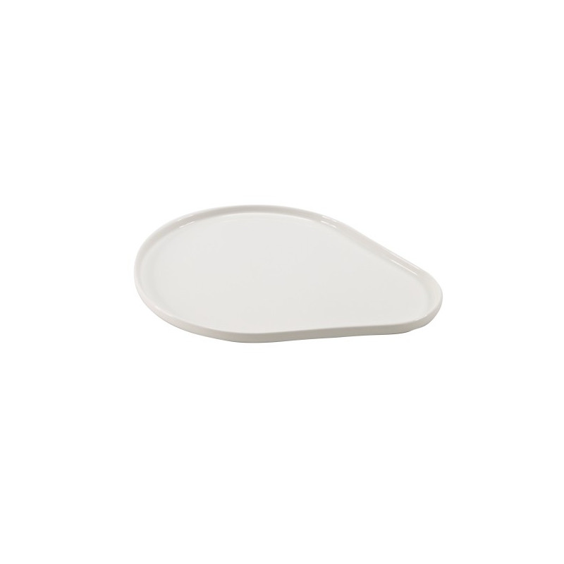 ASSIETTE EN PORCELAINE 30X24X1.5CM 