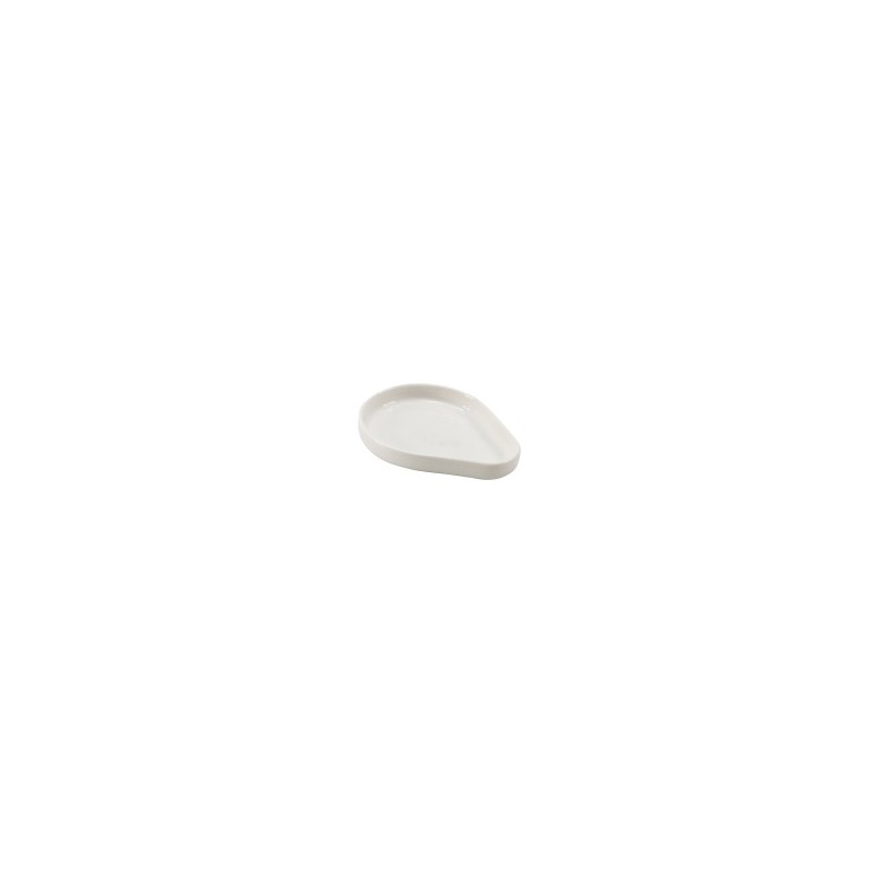ASSIETTE EN PORCELAINE 10X8X1.5CM 