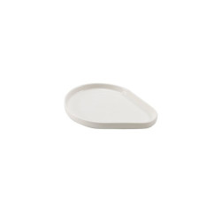ASSIETTE EN PORCELAINE 15X12X1.5CM