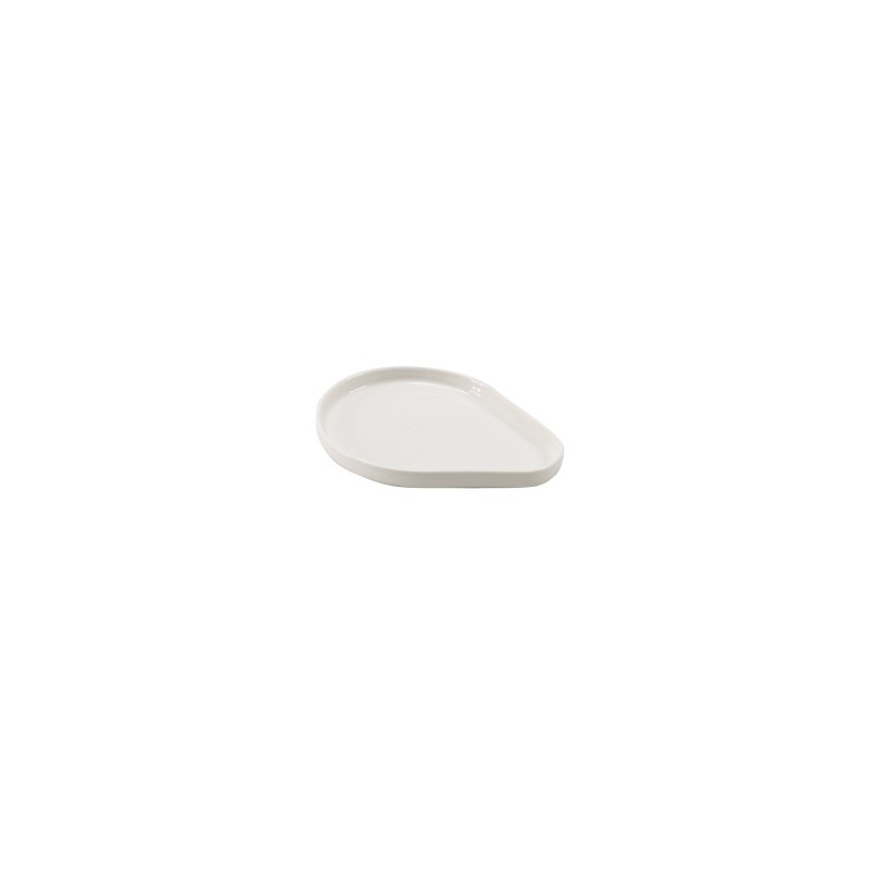 ASSIETTE EN PORCELAINE 15X12X1.5CM