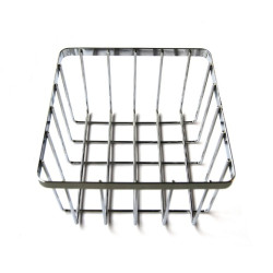 PANIER A PAIN EN CHROME 20.5X20.5X13CM
