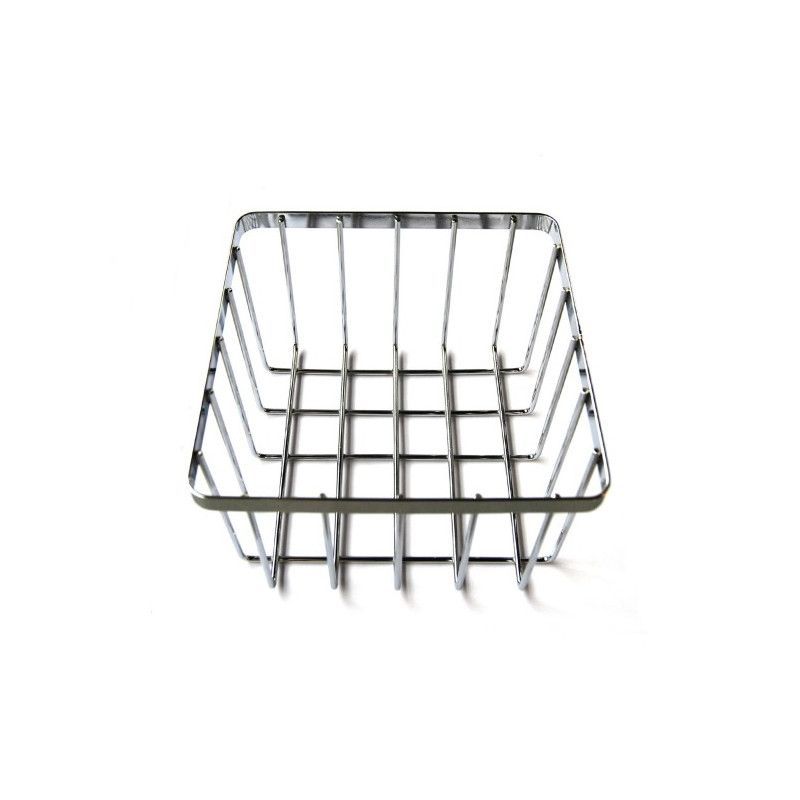 PANIER A PAIN EN CHROME 20.5X20.5X13CM