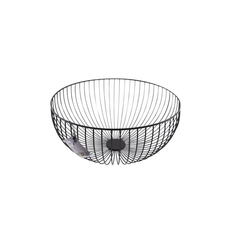 WIRE PANIER NOIR Ø 35CM H 15CM