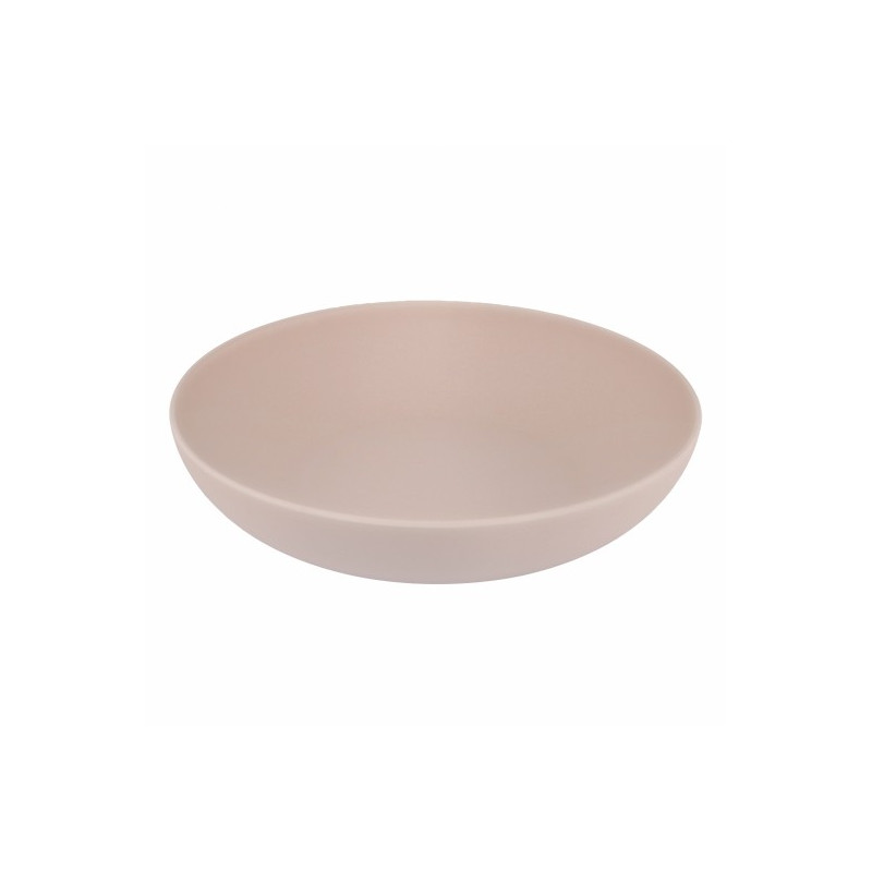 SALADIER EN FIBRE DE BAMBOU ROSE POUDRE Ø 32.5CM H 7.5CM