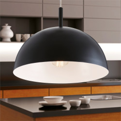 SUPSENSION METAL DOME BLACK/WHITE