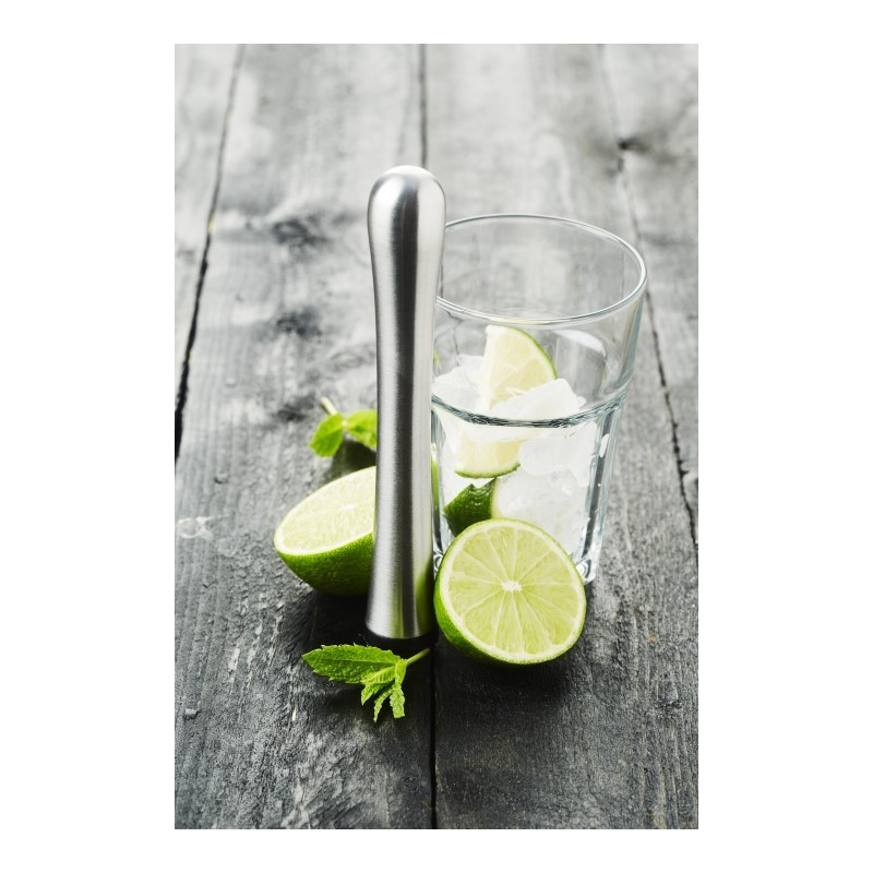 PILON À COCKTAIL  EN INOX 18CM
