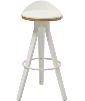 TABOURET DE BAR CADMAN BLANC