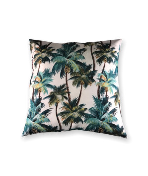 TAIE COUSSIN MOJO LA PALM WHITE 60X60