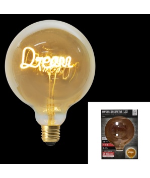 AMPOULE G125 E27 DREAM AMBRE 4W