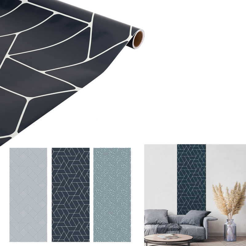 ROULEAU STICKER DECO GEOMETRIQUE 250X45CM