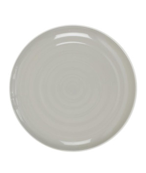 ASSIETTE BICOLORE GRISE 20CM