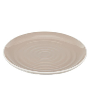 ASSIETTE BICOLORE BEIGE 20CM 