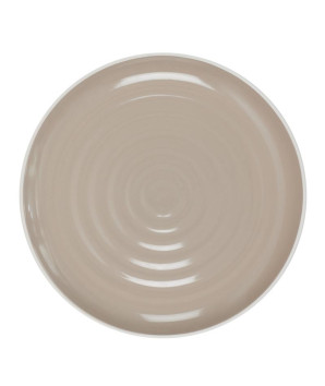 ASSIETTE BICOLORE BEIGE 20CM 