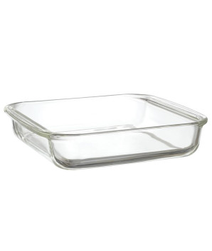 PLAT CARRE EN VERRE 24.8CM