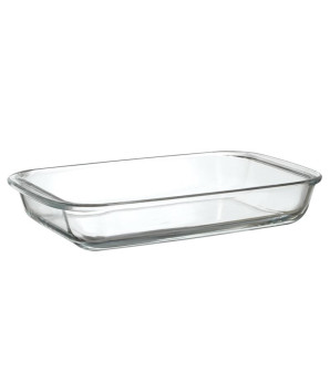 PLAT RECTANGULAIRE EN VERRE 29.7CM