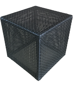 CUBE SABRINE 38X38X38 NOIR