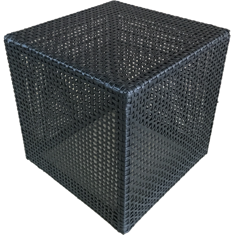 CUBE SABRINE 38X38X38 NOIR