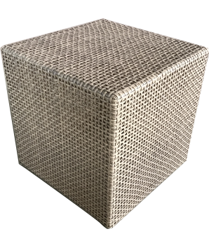 CUBE SABRINE 45X45X45 NATUREL 