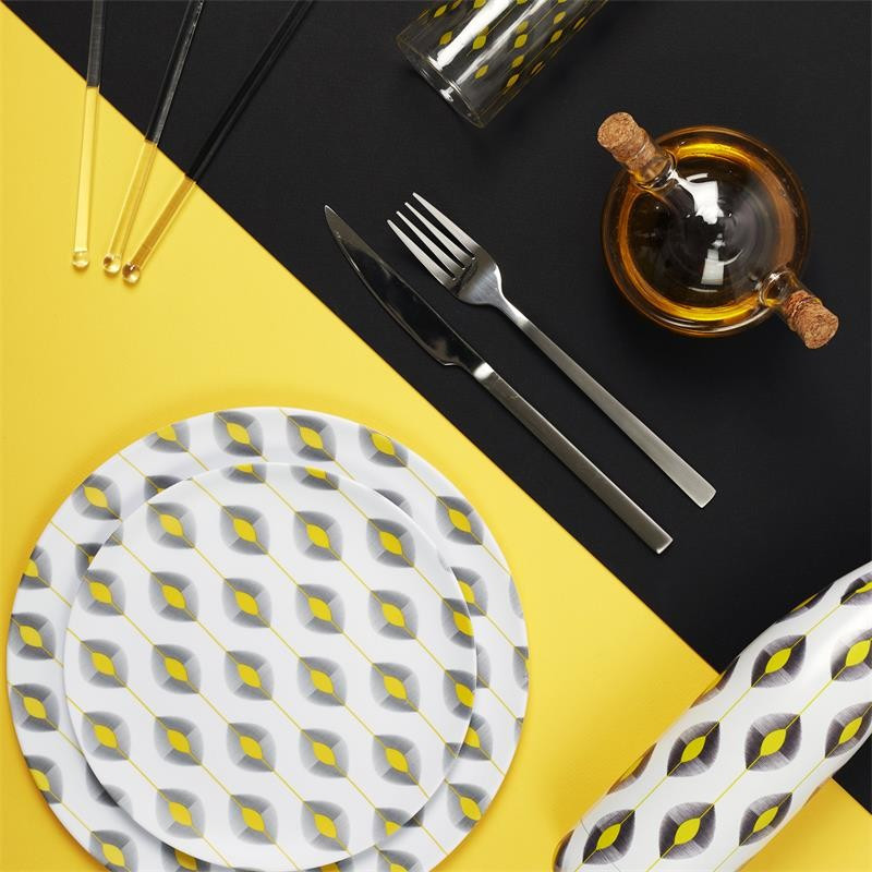 MENAGERE 16 PIECES MAT SHINY INOX M8