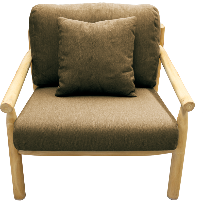 FAUTEUIL TECK ARIANA TAUPE