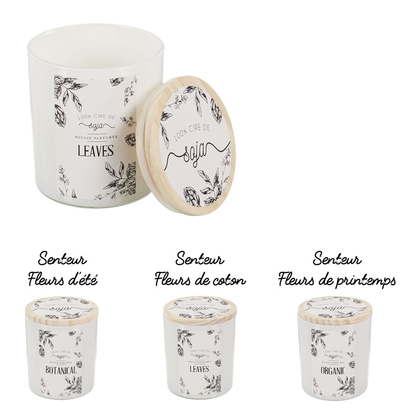 BOUGIE PARFUMEE CIRE DE SOJA H6.5CM M24