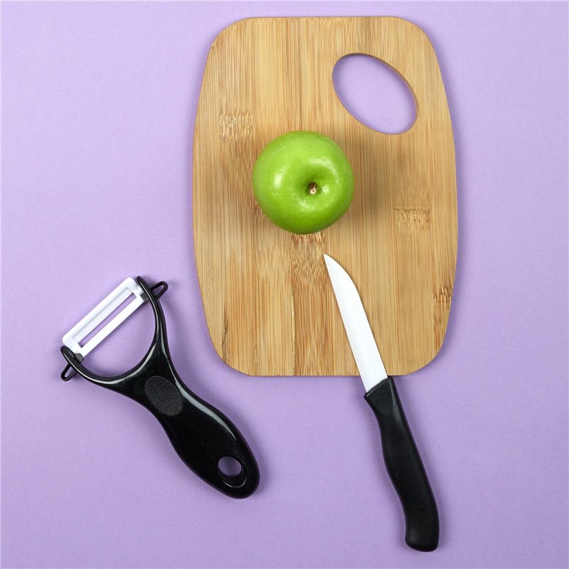COUTEAU CERAMIQUE 7.5CM AVEC EPLUCHEUR M24