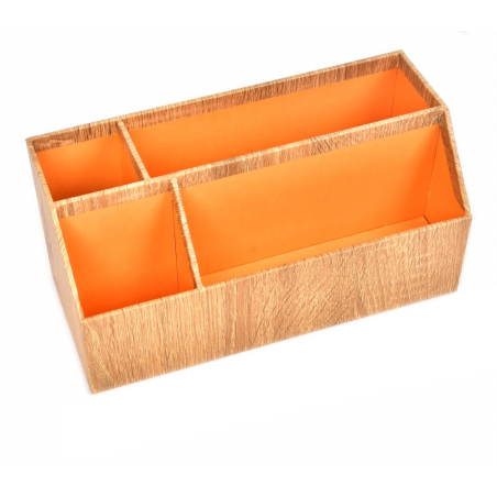 BOITE DE RANGEMENT 4 COMPARTIMENTS WOODY