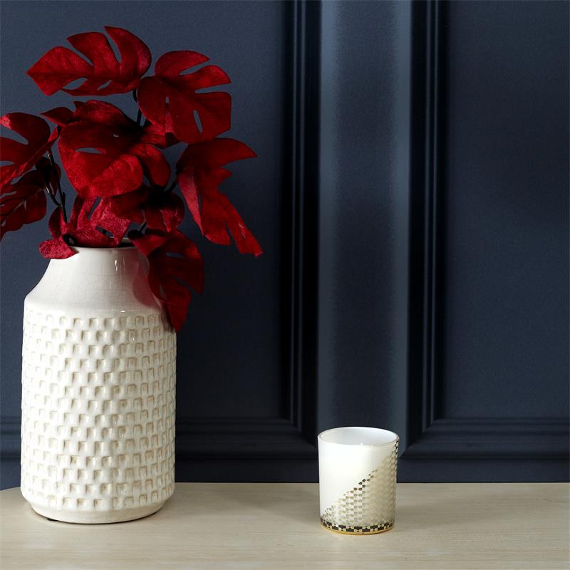 BOUGIE PARFUMEE MOTIF DORE BIJOU SURPRISE H8CM