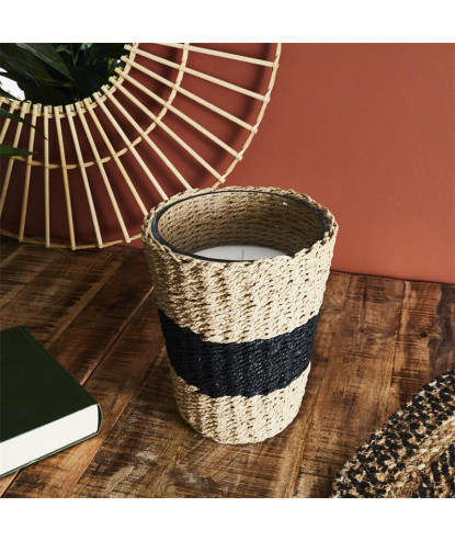 BOUGIE PARFUMEE PANIER TRESSE H23CM