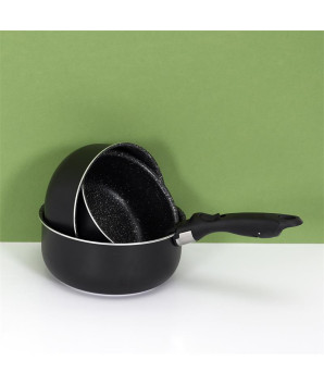 CASSEROLE EFFET PIERRE X3 POIGNEE UNIVERSELLE