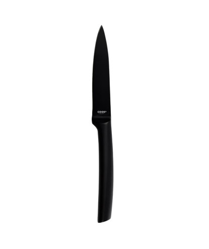 COUTEAU ACIER INOXYDABLE NOIR LAME 10CM