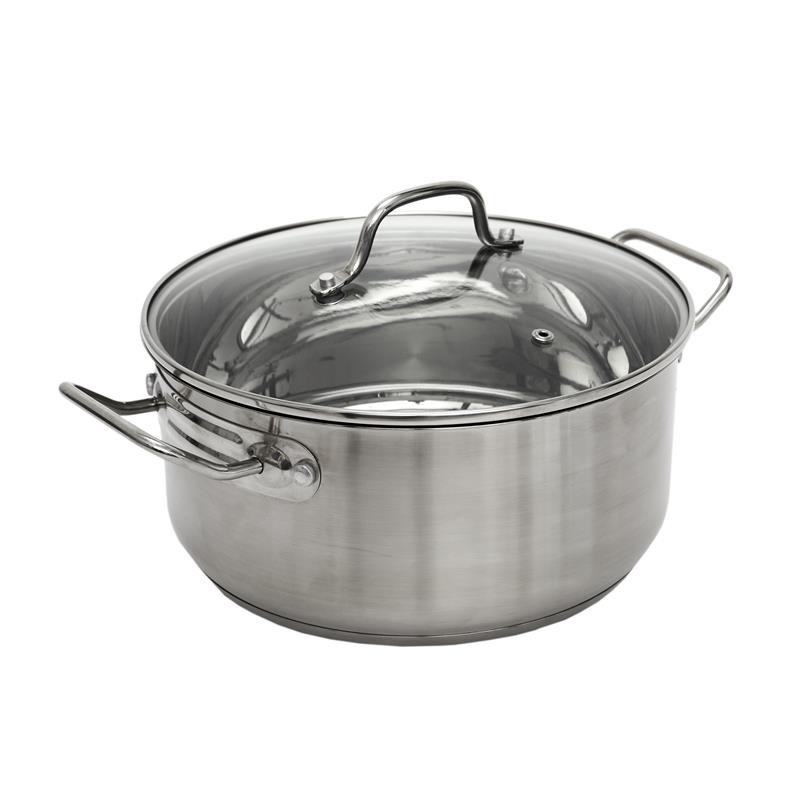 FAITOUT AVEC COUVERCLE EN VERRE 24CM