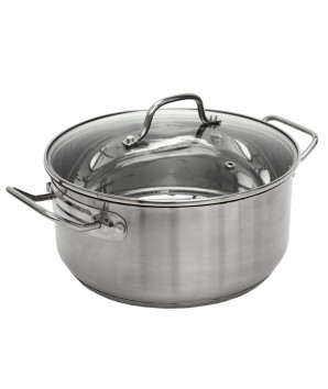FAITOUT AVEC COUVERCLE EN VERRE 28CM