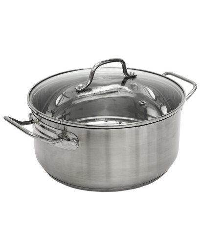 FAITOUT AVEC COUVERCLE EN VERRE 28CM