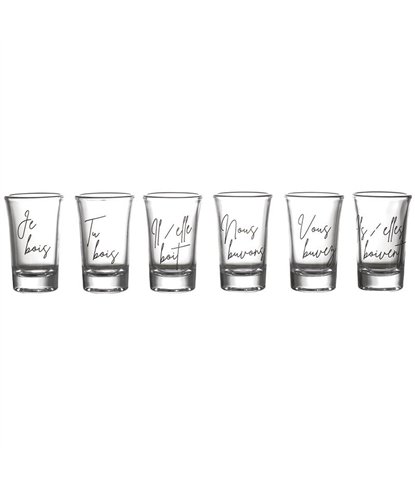 VERRE A SHOT X6